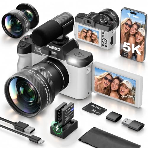 NBDDIGITAL 5K 64MP Dual-Lens Camera
