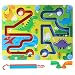 SM SunniMix Animal Puzzle Labirinto Giocattolo Gioco Giochi in Legno Magnete per Bambini Puzzle Educazione Equilibrio Labirinto Magnetico - a