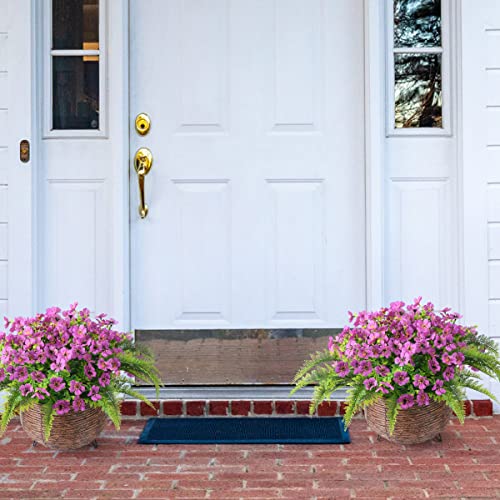 Zfprocess Artificial Daisy For Home Office Table Garden Decor, Daisy In With Hand-Woven Basket, Artificial Daisy Flower Arrangement, Fake Daisy In Baskets (Purple) #TOP3