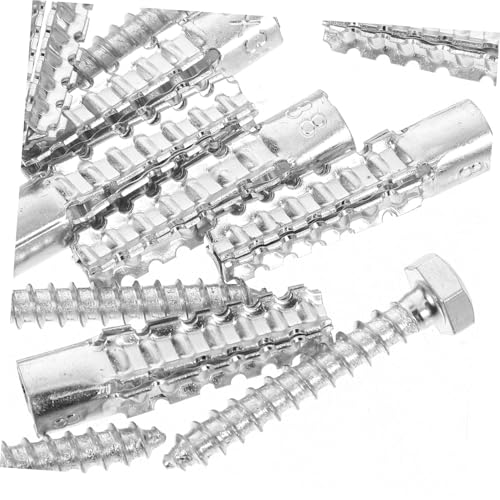Lurrose 20Pcs Multi Use Lag Shield Anchor and Screws Set Durable Expansion Anchors for Concrete Drywall and Lightweight Projects Easy Installation and High Stability - Image 9