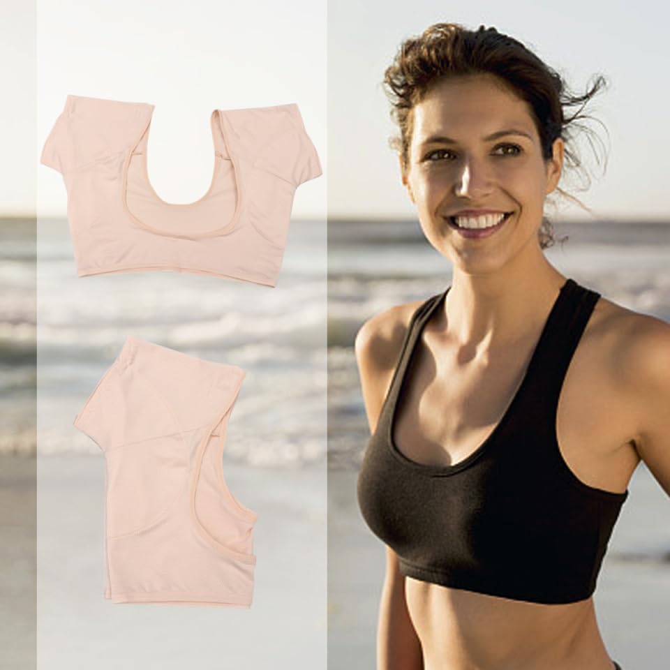 Garneck Damen Schweißschutz Unterwäsche Weste Mit Atmungsaktiven Achselpads Waschbar Und Wiederverwendbar Für Sommeraktivitäten Joggen Und Workout Aus Hochwertigem Material