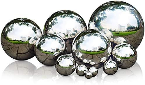 90mm-250mm 304 Stainless Steel Hollow Ball Mirror Polished for Kinds of Ornaments (250mm)