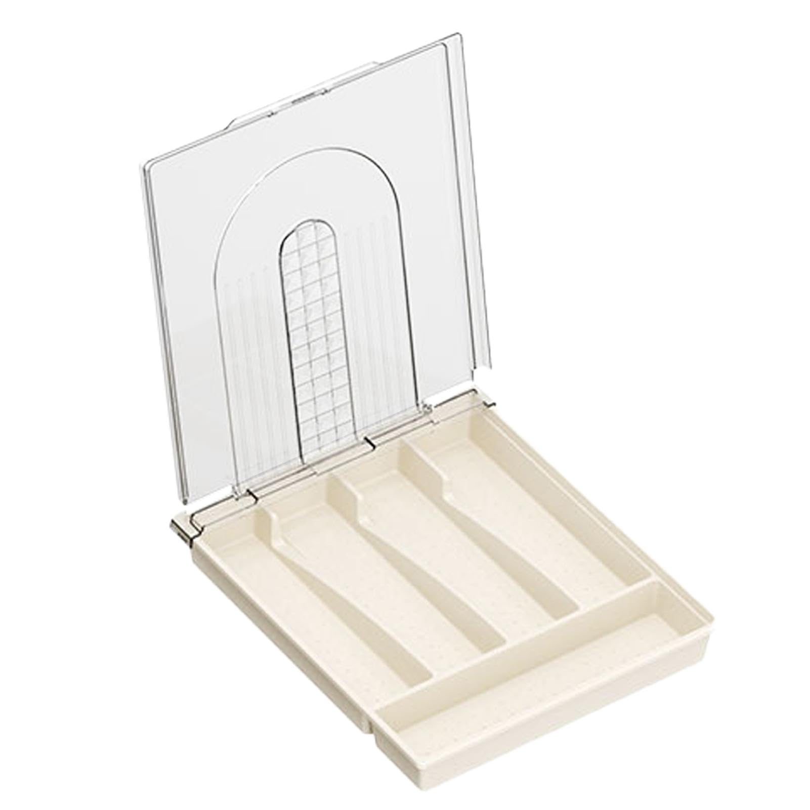 Support de rangement pour couverts : organisateur de cuisine à 5 bacs
