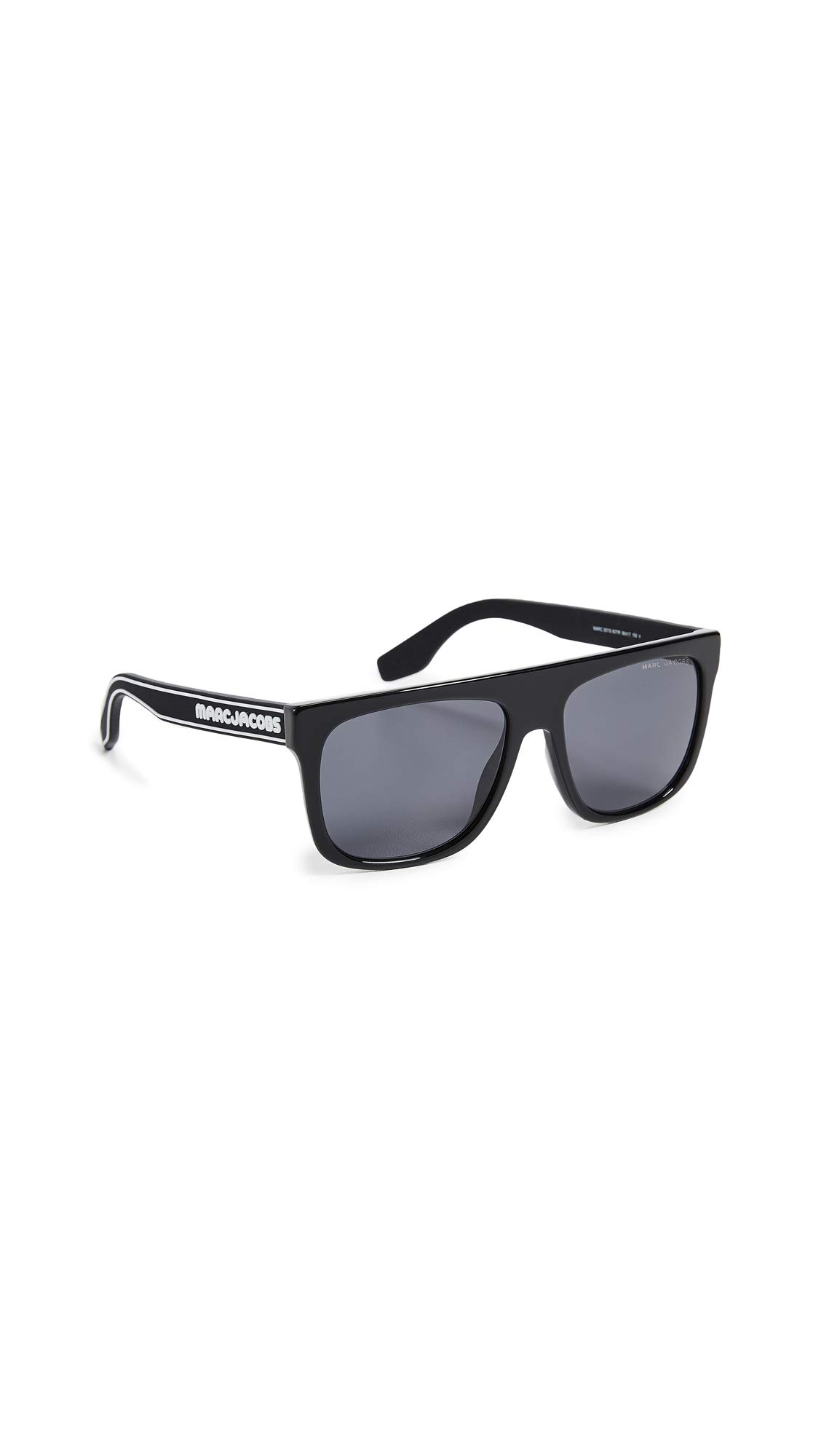 Marc JacobsWomens Marc 357/S Sunglasses, Black/Gray, 56mm 17mm US