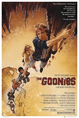 The Goonies Poster – Poster grande dimensioni (69 cm x 102 cm) + Confezione regalo. Verschenkfertig!
