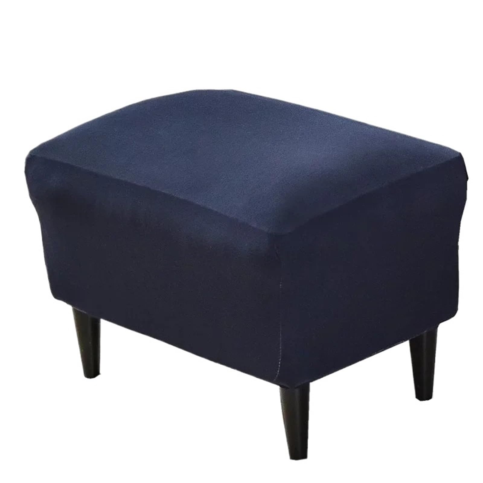 YXINAER Foot Stool Cover Stretch Ottoman Cover Rectangle All-inclusive Stool Covers Elastic Solid Color Footrest(C1 Bench seat cover)
