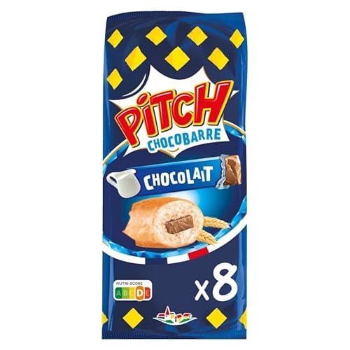 Pitch - Brioche Broco Barre Lait - Délicieuse gourmandise de 300g pour le petit déjeuner - Lot De 4