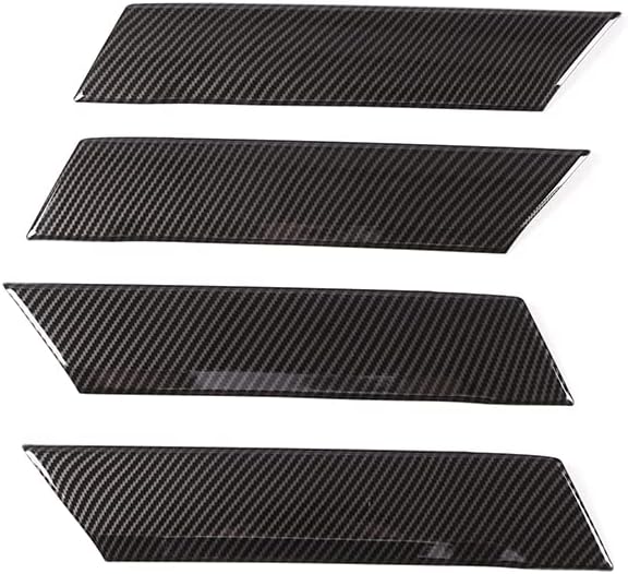 CHEAYAR ABS Car Interior Door Decoration Strips Trim Compatible for Toyota Tundra 2022 Accessories (Carbon Fiber)