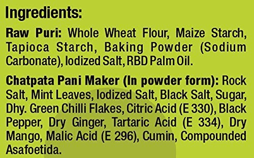 GAJANAND Gapata Sapata Pani Puri Papad, 200gm x Pack of 3 / Ready to Fry, Gol Gappa Papad with Chatpata Pani Maker Inside / 75 To 80pcs Approx/Pani Puri Pellets 4