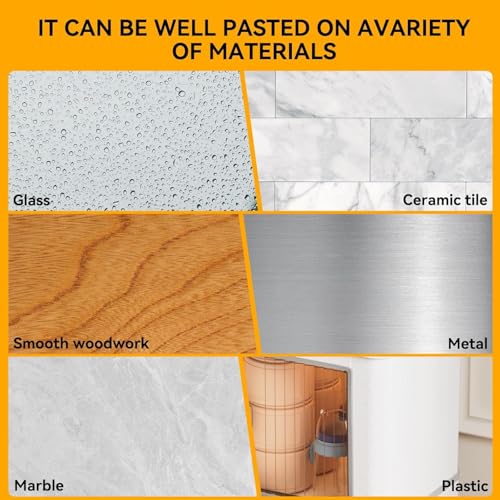 Image of Unity Brand 10Pcs Transparent 2.24 inch Strip Door Handle Bumper Soft Wall Protector Self Adhesive Door Knob for Wall Shield Guard Sliding Clear Door Bumpers Stopper Silencer (10 Pcs Strip)