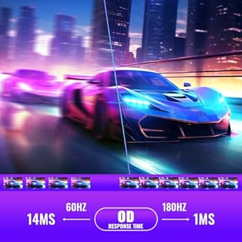 Minifire 24 inch Gaming PC Screen, 180Hz, 1ms, AdaptiveSync