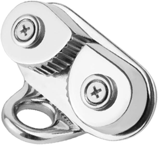 BESPORTBLE 1 Pc Cam Cleat Leading Ring Fairlead Stainless Steel Cam Cleat Clip for Sailboat Kayak Canoe Dinghy