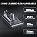 Bonacell 7000mAh V11 Battery Replacement for Dyson Button Click in Installation Style V11/Extra/Absolute/Animal/Torque Drive/Outsize/V15/SV15/SV22 25.2V Cordless Vacuum Battery