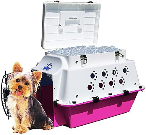 Premium Pet Cooler Carrier - Cool for All Seasons! Cooling, Hydration, Storage, Sturdiness & Style.