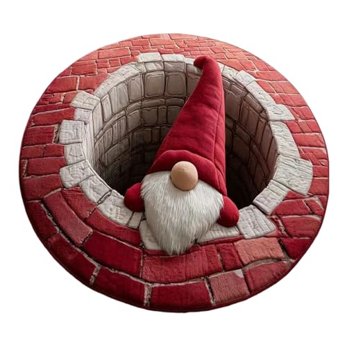 クリスマス 立体 マット,装飾用 ホリデー 装飾 | クリスマス 3D エリアラグ - 玄関用・庭用・床用・テラス用・家庭用・屋外用・寝室用・リビング用・キッチン用・ポーチ用・室内用