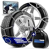 ALMACENAMIENTO COMPACTO- Incluye una bolsa de almacenamiento compacta, perfecta para llevar en el maletero y tener siempre a mano en caso de emergencia. Estas cadenas para autos son ideales para viajes a zonas nevadas o como equipamiento estándar de invierno.