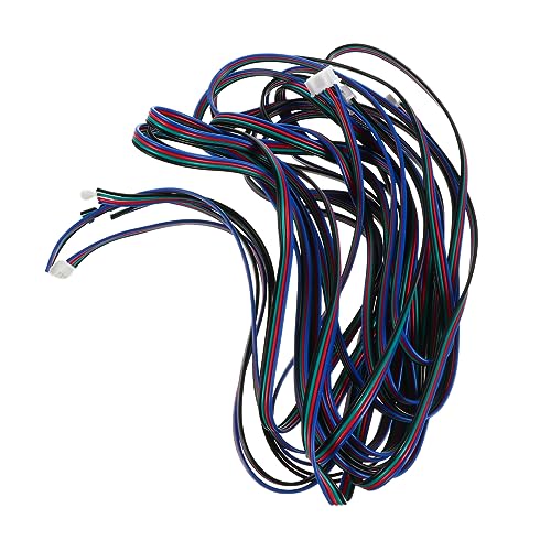 PLAFOPE 5pcs Bipolar Stepper Motor Connection Wire for Printer Machines Stepper Motor Cables Terminals for Printer Cable