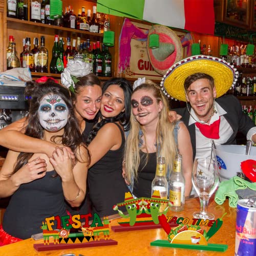 Cocomigo Cinco De Mayo Party Decorations,3 Pieces Wooden Cinco De Mayo Table Decorations,Mexican Centerpieces For Tables,Mexican Table Decorations For Fiesta Party Decorations Supplies Favors Decor #TOP1