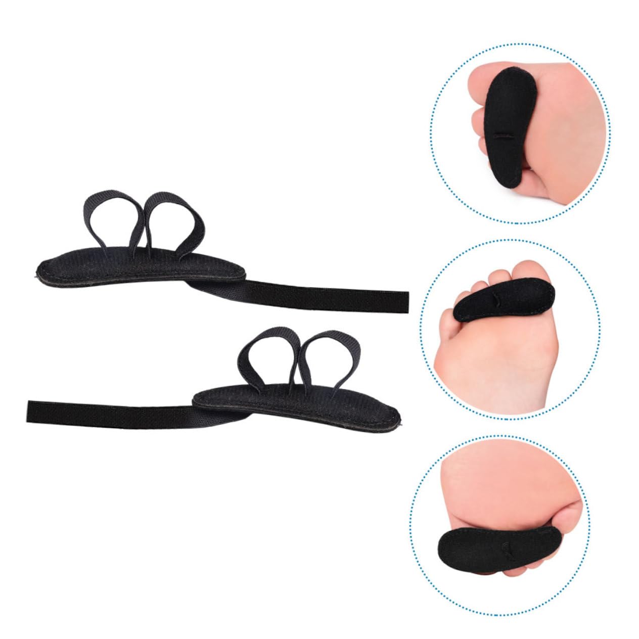 Ipetboom Double Straightener Separators for Women Men Bunion Separator Pad Spreader Separating Tool