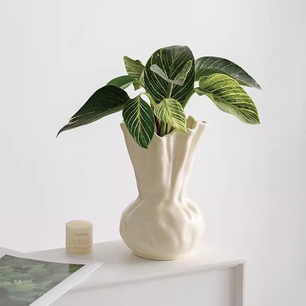 Wazon na kwiaty Nordic Ceramic, nowoczesny dekoracyjny dried, Living Room (M)