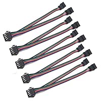 15cm 4pin SM Splitter JST Stecker 1 bis 2 Mann und Weiblich für 5050/3528 RGB Farbe LED Streifen APA102 WS2801 LPD8806 LED Streifen