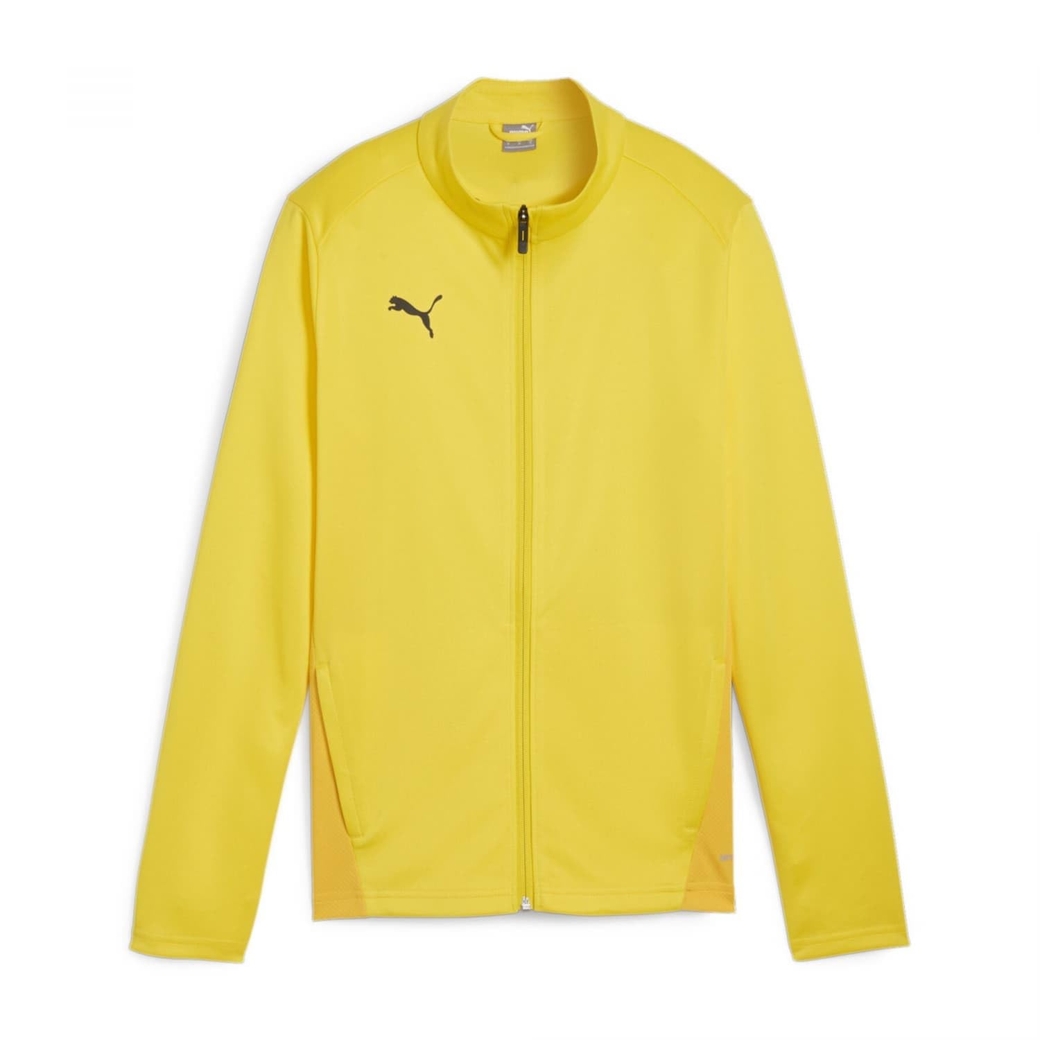 PUMA Unisex Teamgoal Training Jr Track Jacket, Faster Yellow-PUMA Black-Sport Yellow, 116 EU