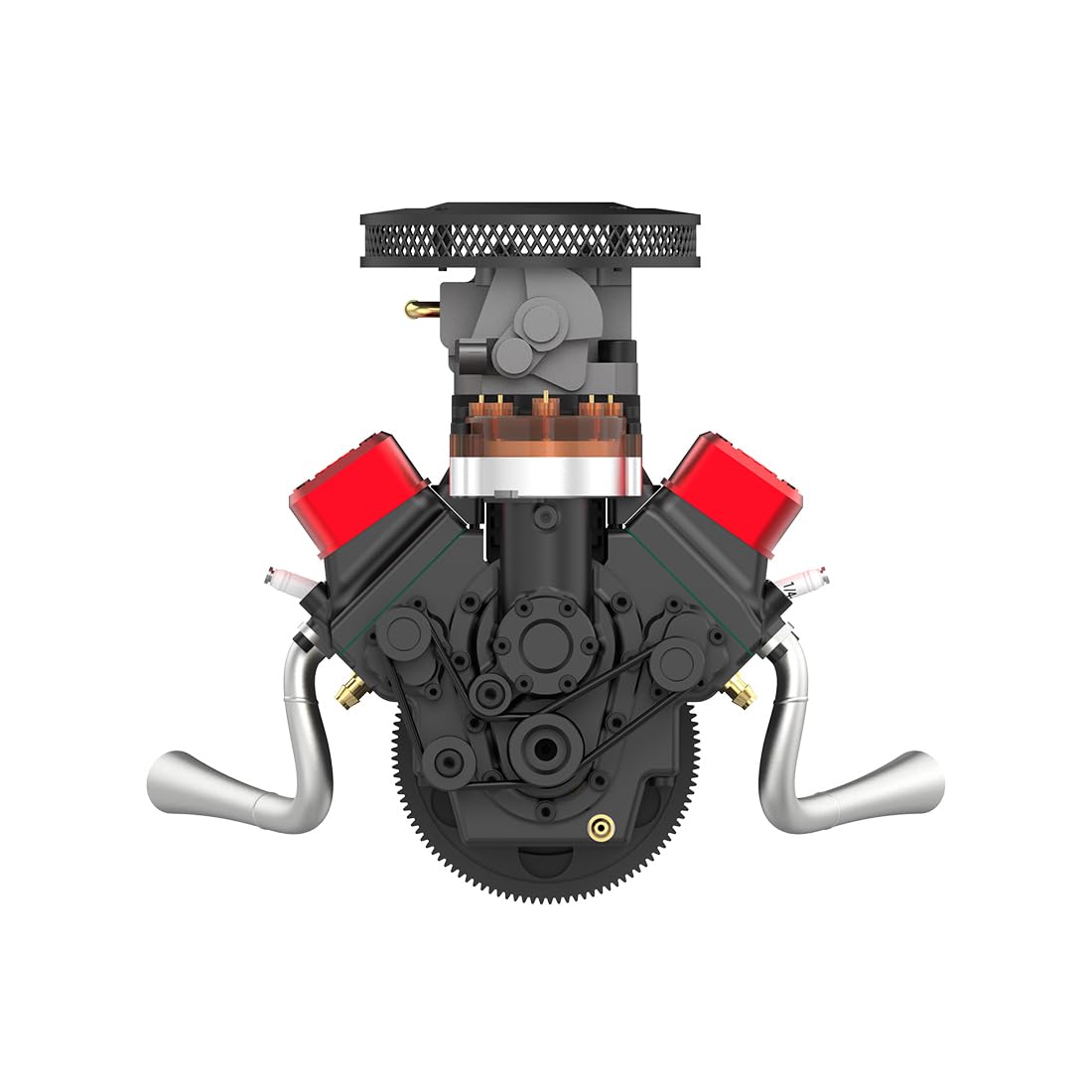 Cison Engine Kit 1/10 Scale V8 Engine Model Kit - Fully Functional ...