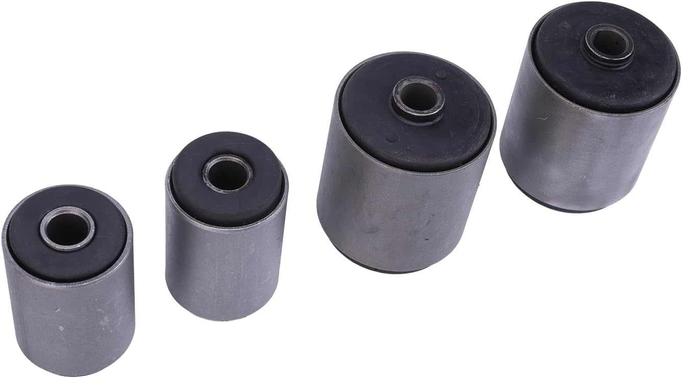 4pcs Leaf Spring Bushings Front Rear Left/Right for Jeep Cherokee XJ 1984-2001, Leaf Spring Bushing Kit Replaces 52000503 52000504