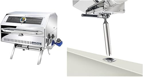 Magma Productos Catalina 2 Infra Rojo, Gourmet Series Gas Grill, Multi, One Size & Products, T10-355, LeveLock Soporte de mesa, Soporte para caña de