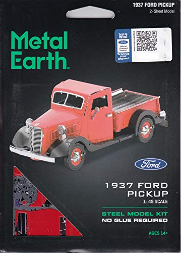 Fascinations Metal Earth 1937 Ford Pickup 3D Metal Model Kit - Image 6