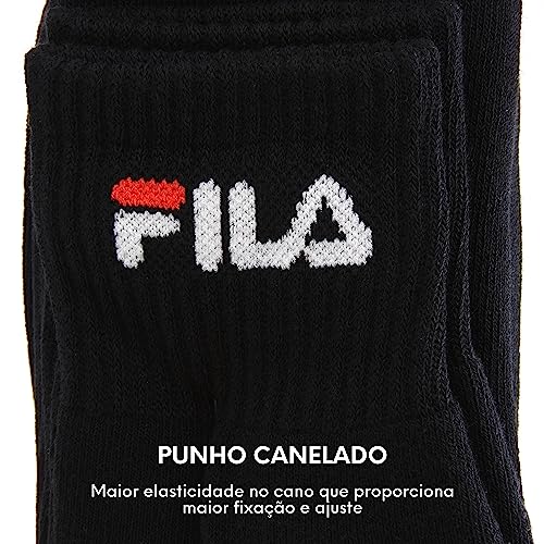 Kit 06 Pares Meias Cano Médio Esportiva Sola Atoalhada Adulto Unissex | 2 Brancas - 2 Cinzas - 2 Pre