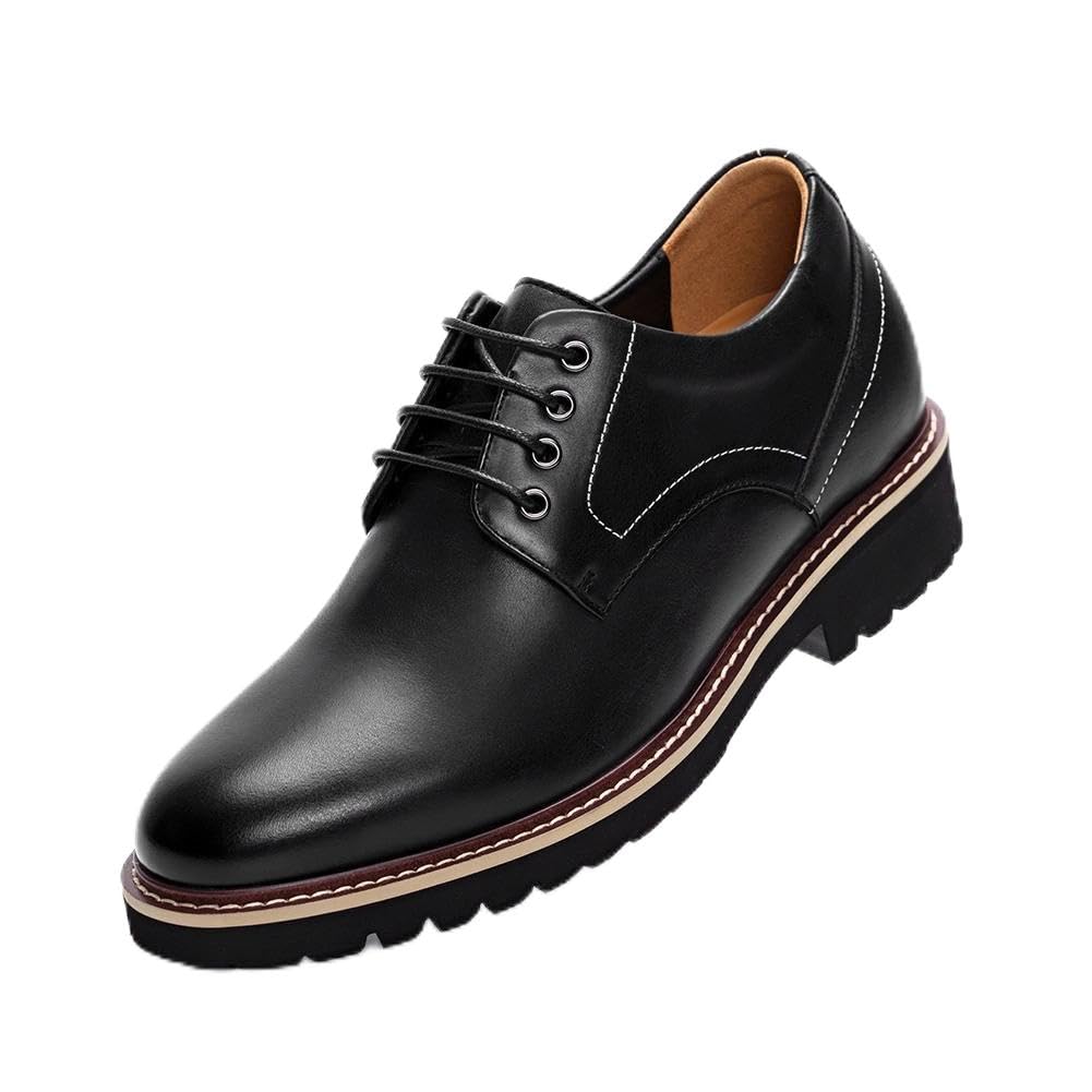 CHAMARIPA Men's Invisible Height Increasing Shoes - 3.15 Inches Taller