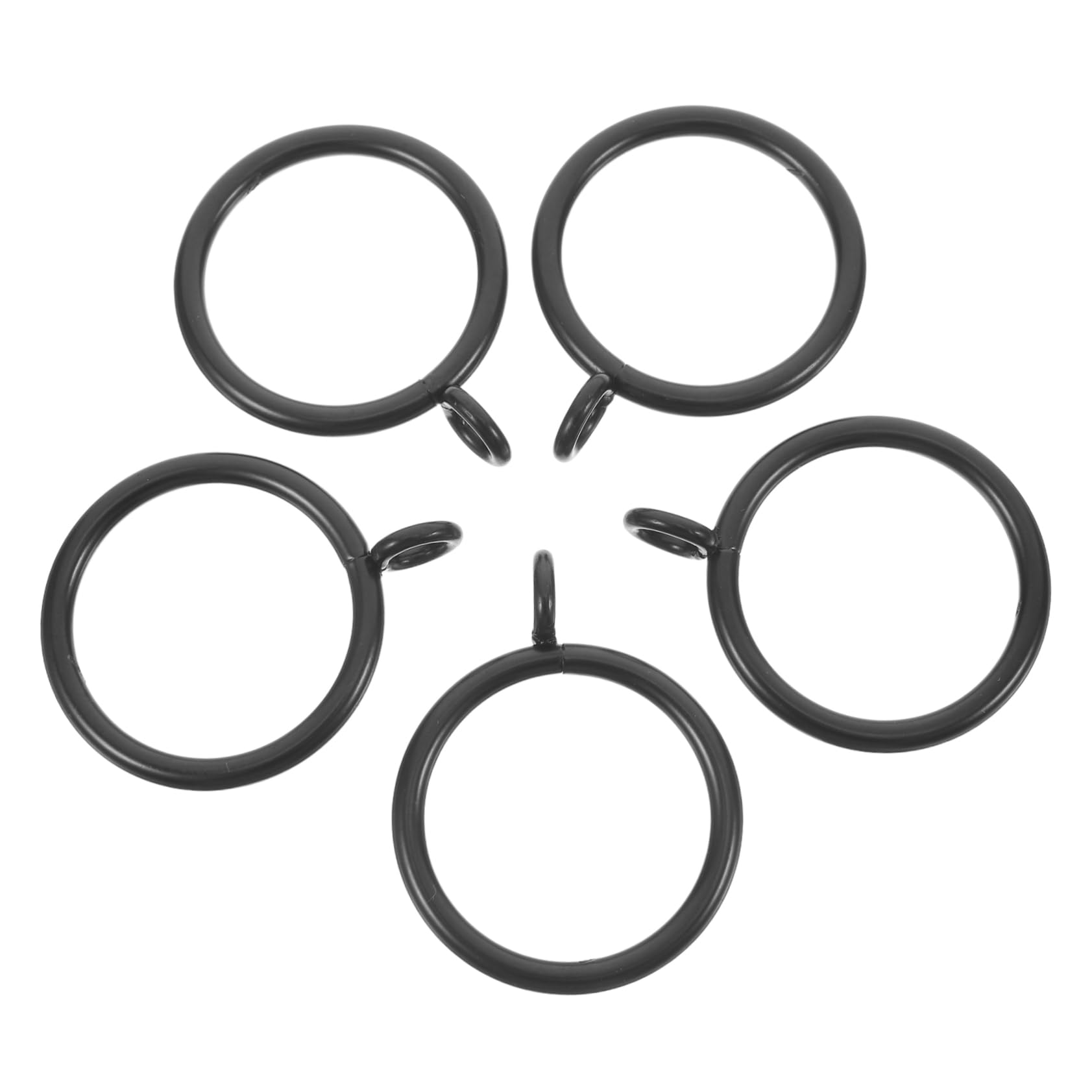 Alipis 28pcs Curtain Eyelet Rings for Rods Stylish Drapery Supplies for Smooth Operation and Decor for Large Double Curtains