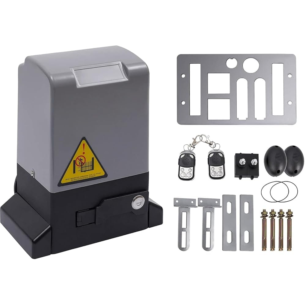 750W Motor Puerta Corredera con Mando a Distancia Motores Para Puertas Correderas 2000kg correderas Kit