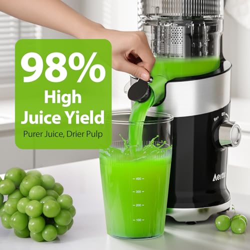image for Juicer Machines, Aeitto Cold Press Juicer with 4.9