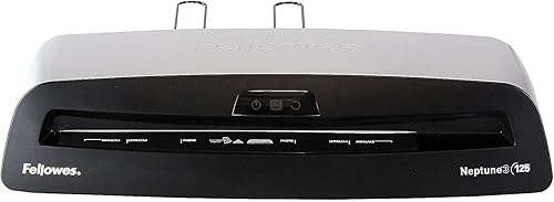 Fellowes Laminator Neptune 3125 RAPID 1minuto Laminating máquina de calentamiento Auto Características con Laminating Pouches 5721401 por Fellowes