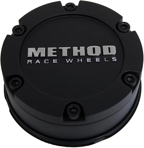 Method Race Wheels Tapa central de empuje a través de 5 en 5, 6 en 5.5 (negro) - CP-CWHB108
