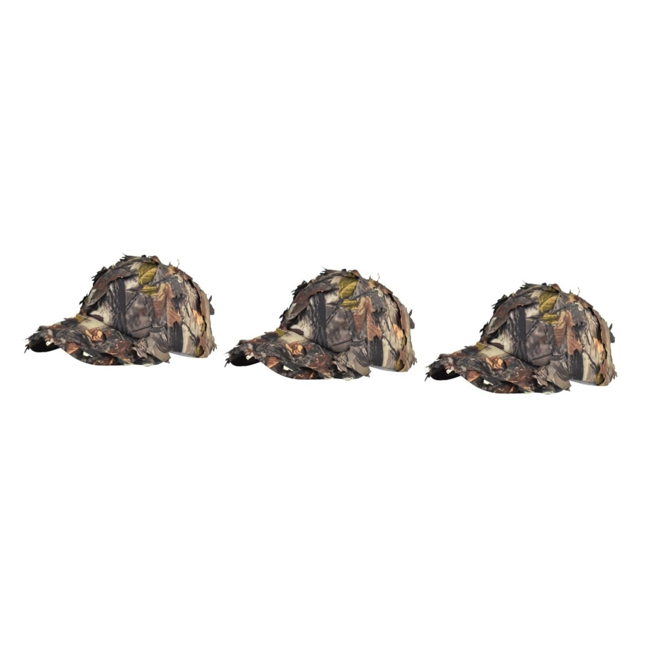 BESPORTBLE 3 Piezas Gorra de béisbol de Camuflaje Largo Sombrero para el Sol Ancho cámping Senderismo Bosque Sombreros de Disfraz al Aire Gorras de Pesca al Aire Yellow