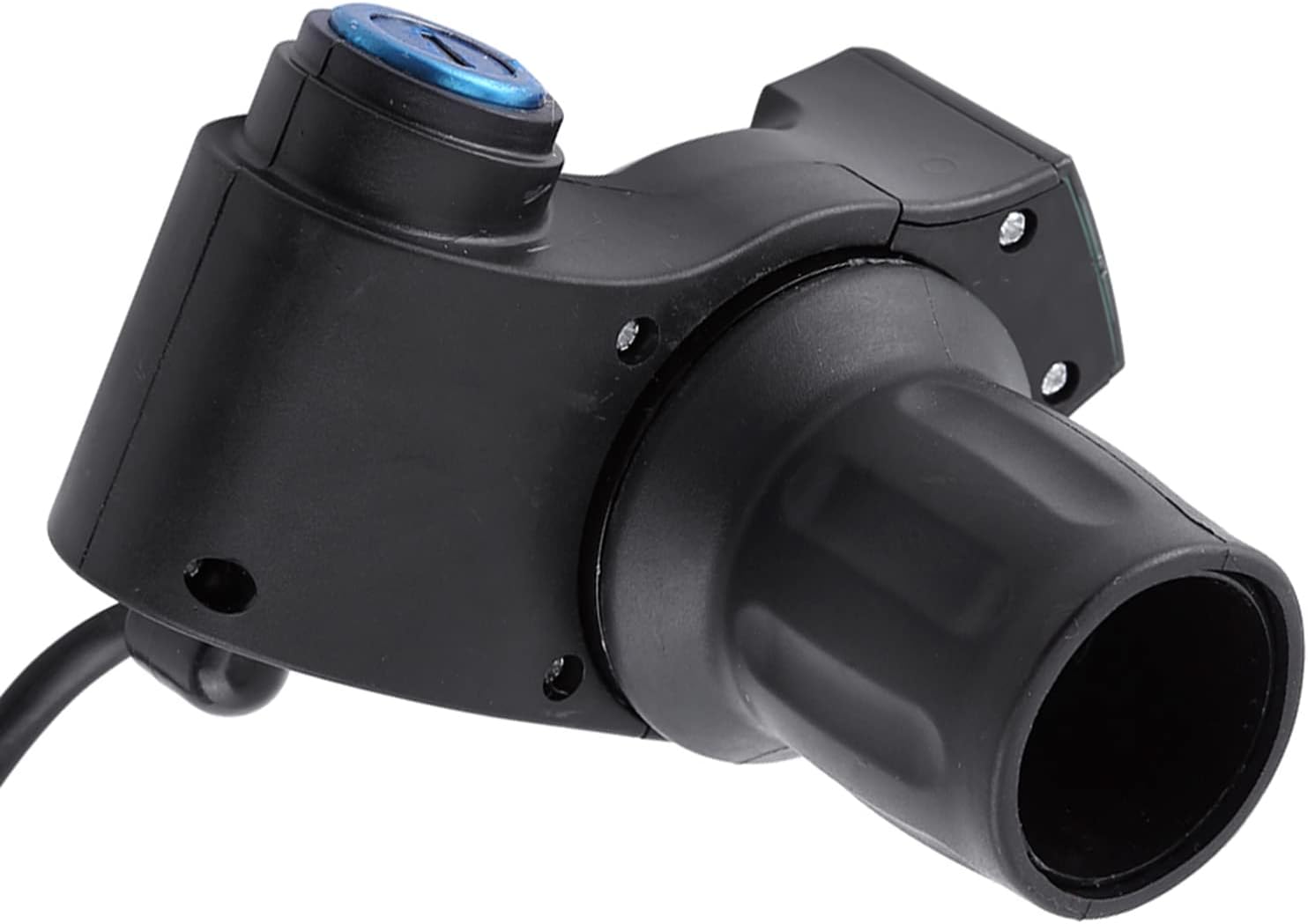 VGEBY Scooter Half Throttle, 12V-99V Elelctric Half Wrist Throttle Grip Handle LED Display Key Knock Electric Bikes