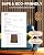 Wood Slat Acoustic Wall Panels – 2PC 47.24“x23.82” Sound Dampening Panels with Natural Wood Finish – 3D Fluted Decorative Interior Wall Panels for Home, Studio, Office (Walnut)