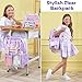 Fimibuke Clear Backpack for Girls - 3 PCS Heavy Duty Kids Boys Clear Bags Schoolbag Large Transparent PVC Bookbag with Lunch Box Pencil Case Set for Travel School Concert Stadium Events Backpacks