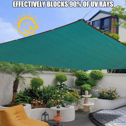 Exceso de sol: Red de Sombra 90% verde con ojales 3