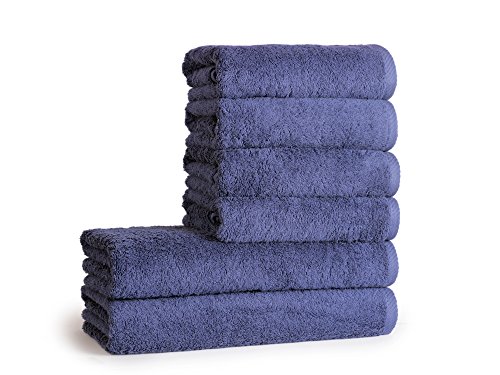 Seventex Healthy Towels, Pure Organic Aegean Cotton 6 Pieces Towel Set, 2...
