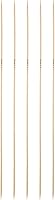Vista 1 de HARFINGTON 5 piezas de agujas de tejer de bambú de doble punta tamaño US 0 (2 mm) carbonizadas de 7.9 pulgadas (20 cm) rectas para tejer creativa