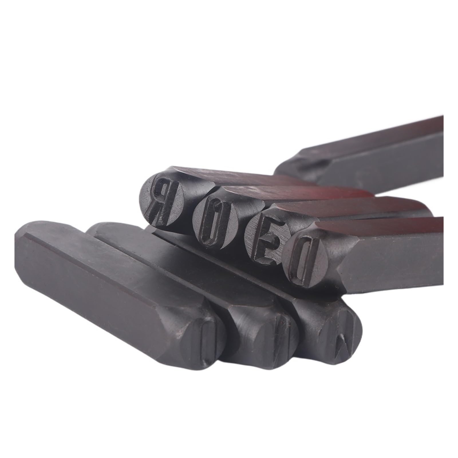 Steel Letter Mould, Letter and Number Stamp Set, Metal Stamping Kit for, Leather, 2-12.5mm(2.5mm Numbers)