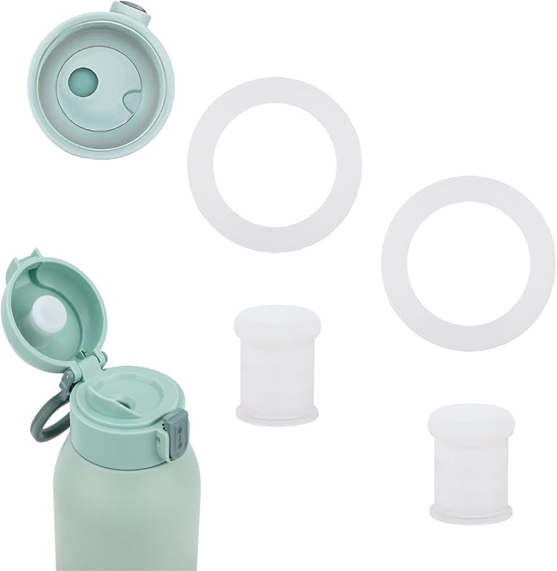 4pcs Baby Bottle Warmer Accessories Set Compatible with Momcozy | Silicone Stopper Gasket and Seal Rings Replacements, BPA-Free, 17oz/500ml Portable Baby Portable Bottle Milk Warmer Parts