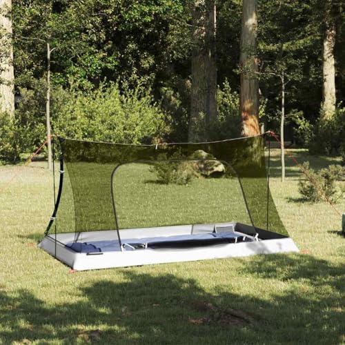 Tienda de campaña inflable Tent, interior negro, 220 x 128 x 110 cm, red para ciclismo, trekking, camping