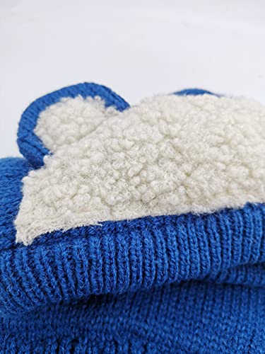 Image of Baby Girls Boys Winter Hat Scarf Kids Earflap Hood Scarves
