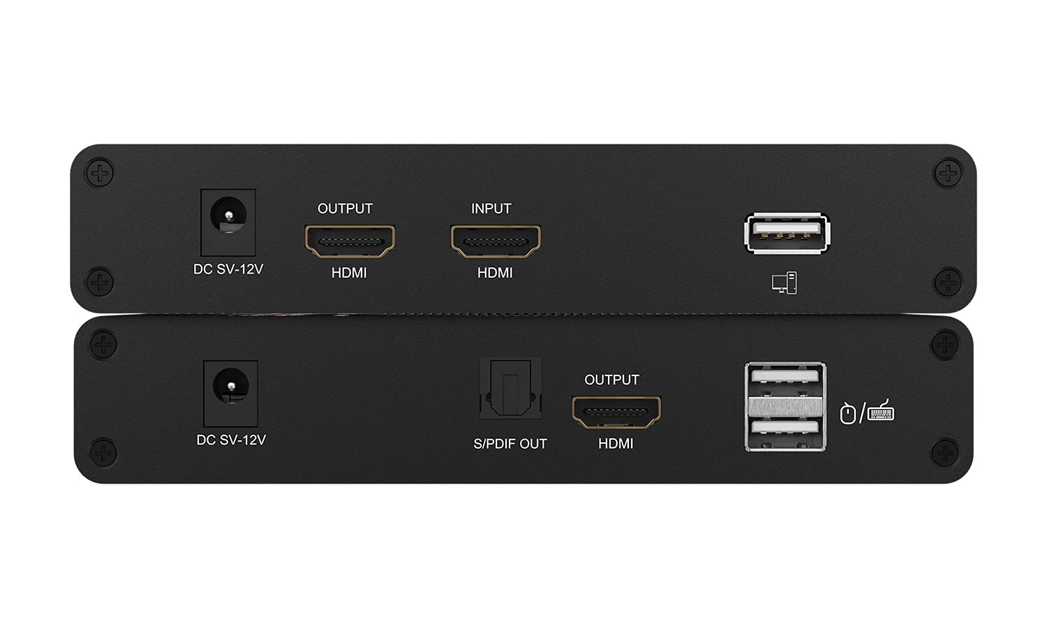 BZBGEAR 4K UHD HDMI and KVM Extender with Zero Latency up to 230ft Support HDR and ARC - BG-EXHKVM-70C