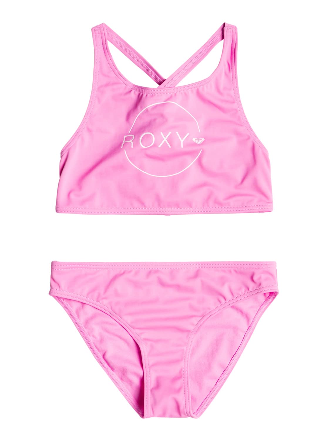 Roxy Swim For Days - Conjunto de Bikini Crop para Niñas 6-16